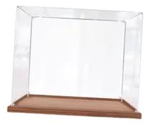 Comprar Vitrina Para Figuras Vitrina De Acrílico Con Base De Madera