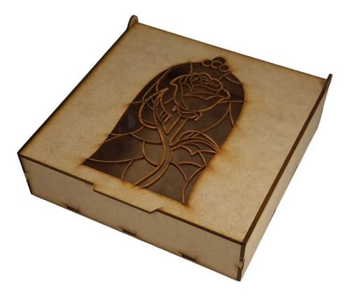 Imagen 8 de 9 de Caja Con Motivos Mama En Mdf Corte Laser