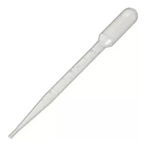 Pack De 50 Pipetas Pasteur Desechables De 1ml Graduadas  