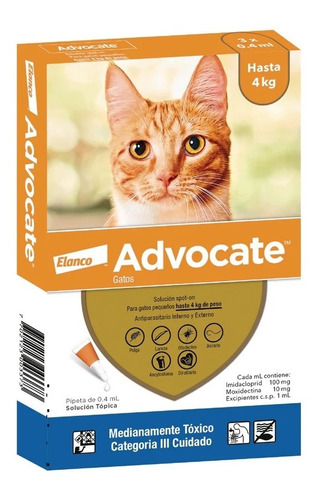 Advocate Gatos 4 Kg