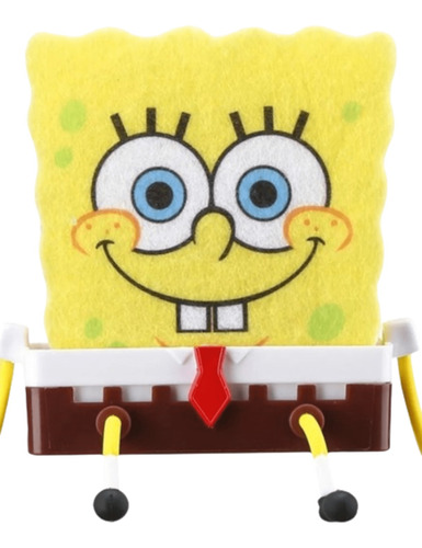 Porta Esponja Escurridor Base + Esponja De Bob Esponja Wow