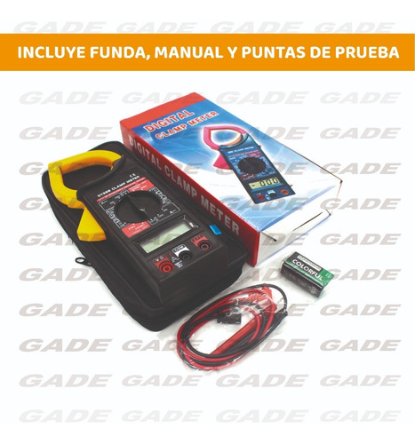 Imagen 6 de 9 de Pinza Amperometrica Digital Dt-266 Multimetro Tester