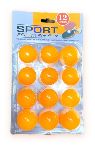 Pelota De Pin-pon Mesa Tenis Balls Naranja 12 Und Competició