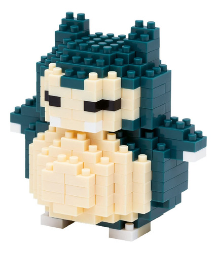 Kit De Construcción Nanoblock Pokemon Snorlax Grey