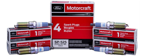 Juego De 4 Bujias Ford Motorcraft Focus 3 1.6 13+ - Original