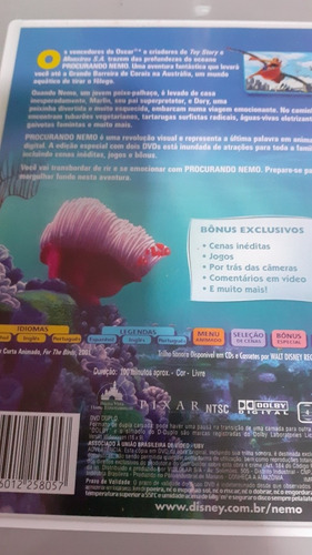 Dvd Duplo Procurando Nemo Edição Especial (Usado)