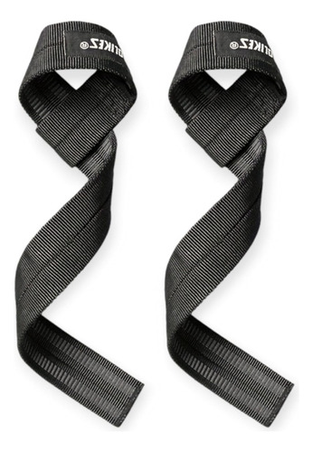 Straps Para Levantamiento De Pesas Crossfit Negro - Aolikes