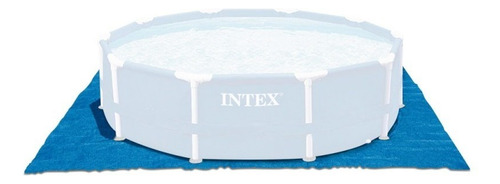 Lona de piso de piscina inflável/estrutural Intex 472* 472cm