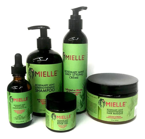 Mielle Romero Mint Organics Infundidos Con Biotina Y Fomenta