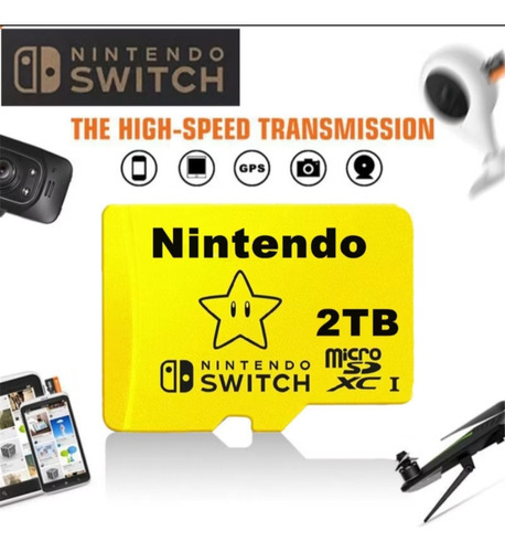 Micro Sd Universal Para Consolas Nintendo 1tb V30 A2 Sdxc U3