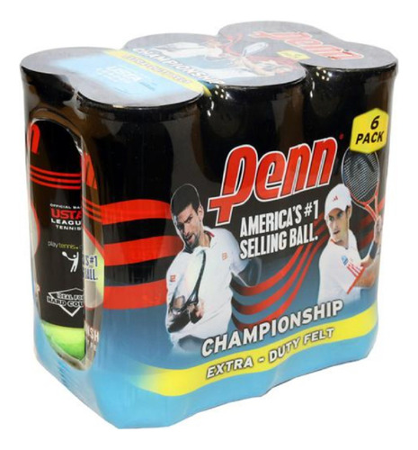 Bolas De Tennis 6 Paquetes 18 Unidades Head Penn