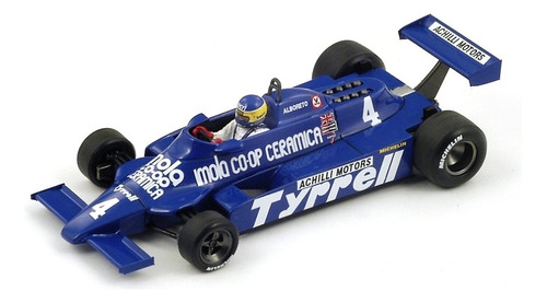 Tyrrell 010 - 1981 #4 Michelle Alboreto - F1 Spark 1/43