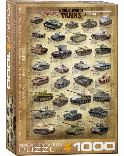 Eurographics Tanques De La Segunda Guerra Mundial Puzzle De 