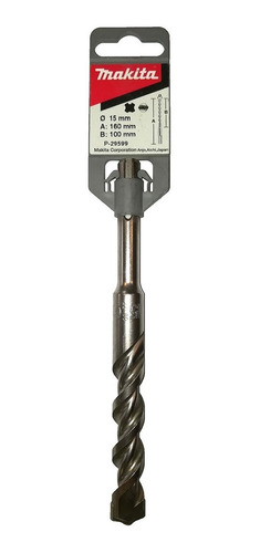 Imagen 2 de 6 de Mecha Makita De 15 X 160 Mm Sds-plus Alemana P-29599