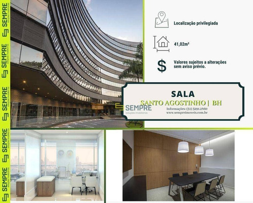 Imagem 1 de 22 de Sala À Venda, 41 M² - Santo Agostinho - Belo Horizonte/mg - Sa0135