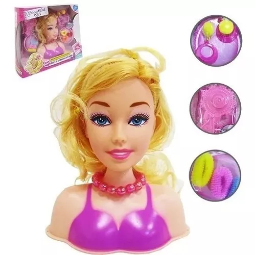 SEWACC 30 Pçs Cabeça De Boneca DIY Cabeças De Boneca Para Artesanato Maquiagem  Cabeça De Boneca De Plástico Macio Cabeça De Boneca Acessórios Brancos  Bonecas Princesa Chaveiro De Pelúcia : : Beleza