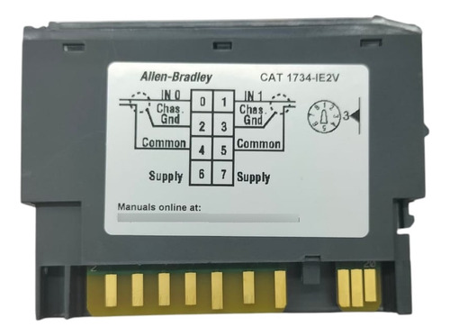 Allen Bradley 1734-ie2v Modulo De Entrada.