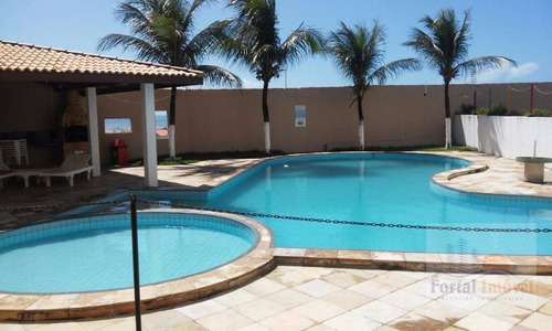 Imagem 6 de 15 de Apto 60m², 2 Quartos (1suíte), Linda Vista Mar No Porto Das Dunas - Ap0055