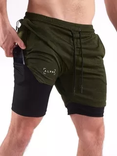 Short Hombre Gimnasio | Short Deportivo Hombre Gym, Alphafit