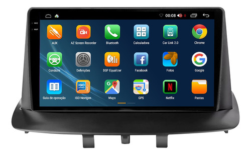 Multimidia Fluence 11/16 9p Aikon Proton 4gb Carplay 4g