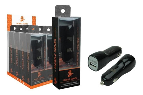 Carregador Usb Veicular Quick Charge Preto 5+