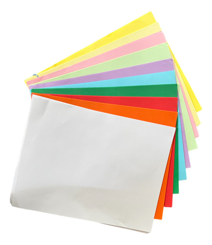 Hojas De Color Tamaño Carta Colores Claros 100pz