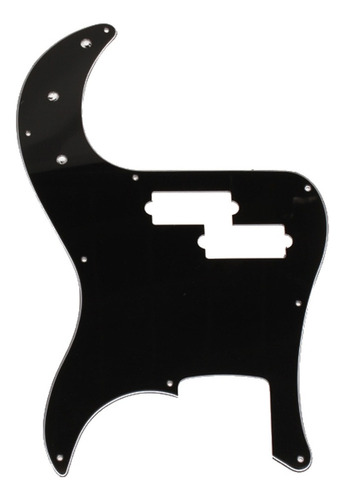 Black 3 Ply Pickguard Para Precision Bass Pb