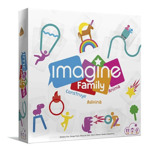 Juego Imagine Family En Español - Asmodee Febo