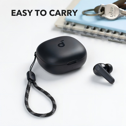 Audífonos In-ear Bluetooth Inalámbrico gamer Anker Soundcore P20i con Manos Libres 10mm Diafragmas Bluetooth 5.3 Bass Potente 30h 2 Micros Ia Cancelación de Ruido Sonido de Calidad Color Negro