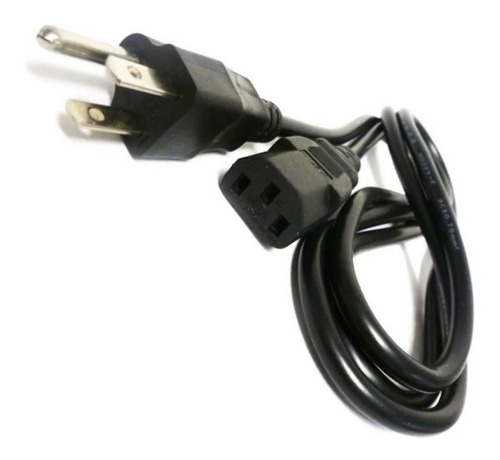 Cable De Corriente Para Pc-monitores 1.85 Cm