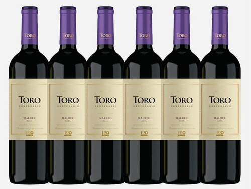 Vinho Argentino Toro Centenário Tinto Malbec 750 Ml  6 Unds!