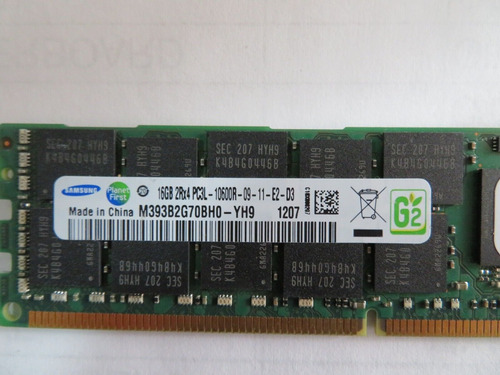 Memoria Servidor Samsung 16gb Pc3-10600r (Usado)