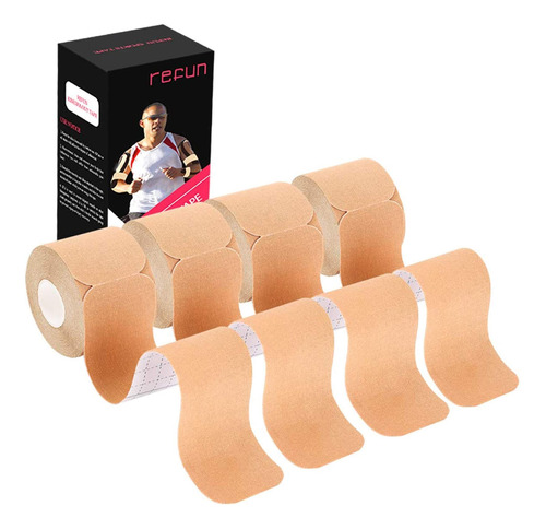 Refun Cinta Kinesiology Precortada (paquete De 4 Rollos), Ci