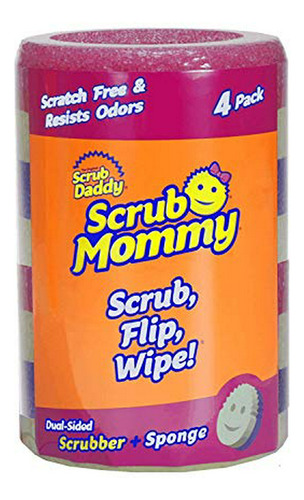 Esponja  & Scrub Mommy - Dual, Flextexture, Limpieza Profund