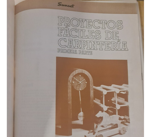 Revista Antigua Proyectos Fáciles De Carpinteria Part I Usad (Usado)