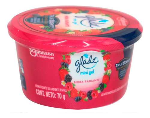 Ambientador Gel Mora Radiante 70 Gr Glade
