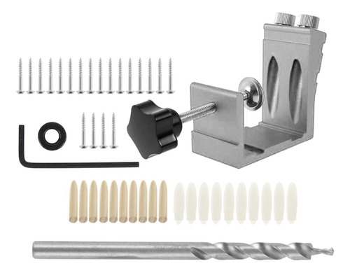 15 &deg; Agujero De Bolsillo Jig Taladro Oblicuo Plata