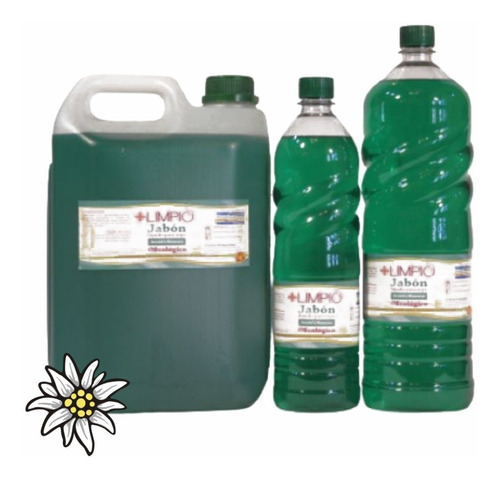 Jabón Líquido Ropa Ecológico Biodegradable +limpio 2 Litros