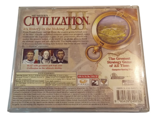 Civilization 3 Pc Cd (Usado)