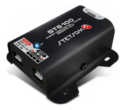 Stetsom Adaptador Rca St-6100 Com Saida Remoto Filtro Antirr