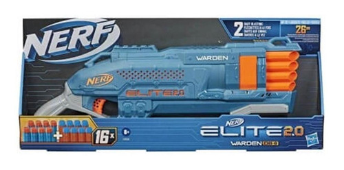 Lançador De Dardos Nerf Elite 2.0 Warden Db 8 Hasbro E9960