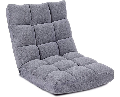 Sofa De Piso Multiuso Plegable 14 Posiciones - Gris