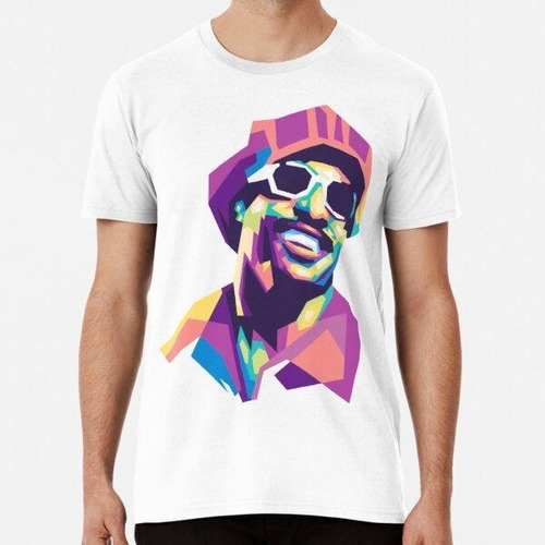 Remera Stevie Wonder Algodon Premium