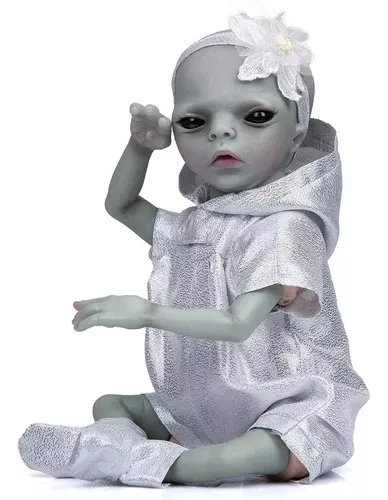 Boneca bebe realista similar reborn barata 17 acessorios loira