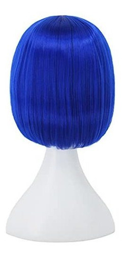 Corto Negro Peluca Con Flequillo Para Mujeres Recta R1dyg