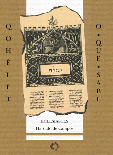 Qohelet/O-Que-Sabe: Eclesiastes, de Campos, Haroldo De. Signos (13), vol. 13. Editorial Editora Perspectiva Ltda., capa mole em português, 2020