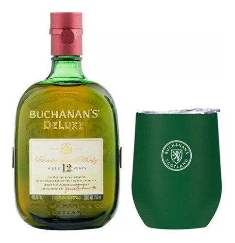 Whisky Buchanans 12 Años 750 Ml + Termo Acero