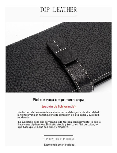 Xing Cartera De Señora De Piel Auténtica Bolso De Mano
