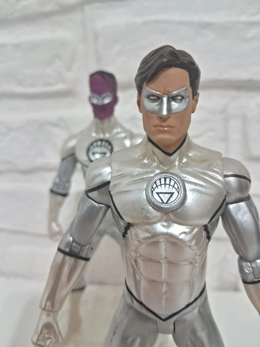 Figuras Hal Jordan + Sinestro White Lanterns Dc Cómics