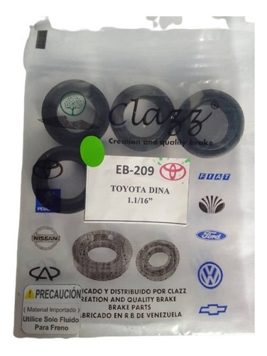 Kit Reparación Para Bomba De Freno Toyota Dyna Medida 1-1/16